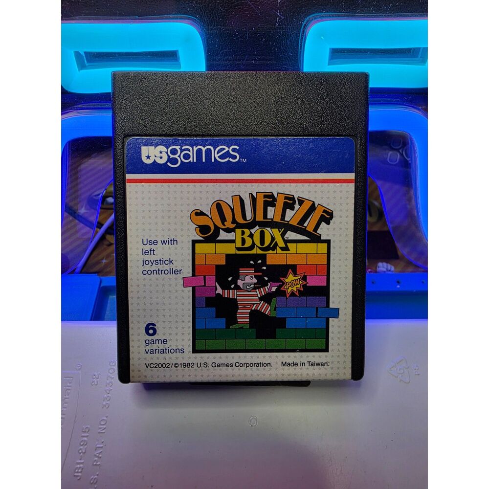 Squeeze Box + Manual for Atari 2600